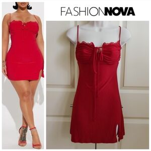 Alicia Ruched Mini Dress
